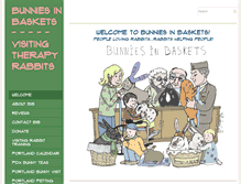 Tablet Screenshot of bunniesinbaskets.org